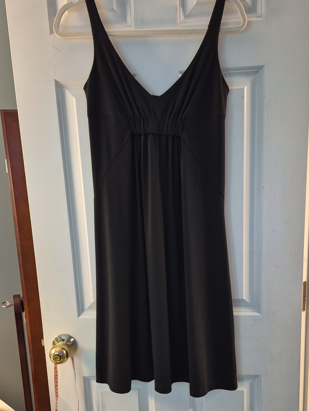 Cabi 574. Black V-Neck Sleeveless Dress